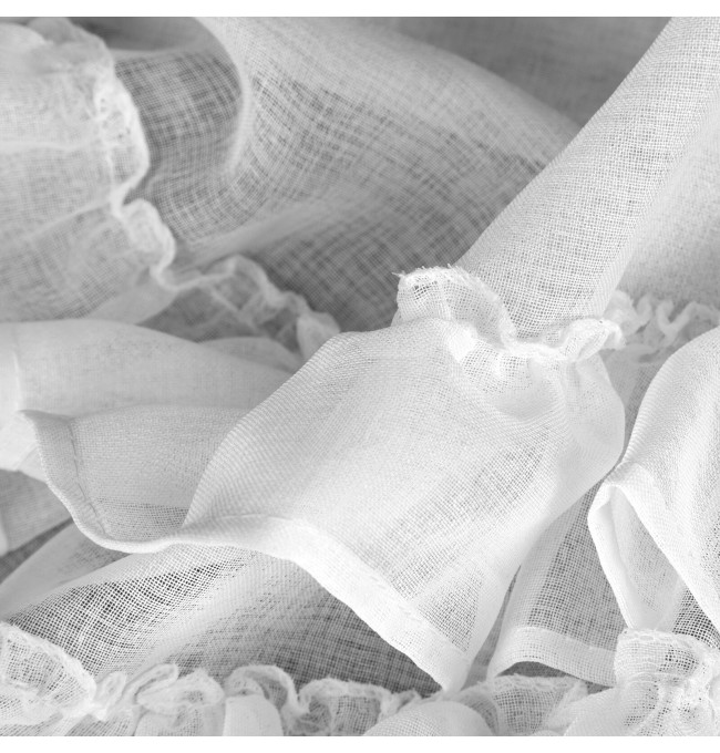 Hotová záclona LILIAN 2 bílá - na průchodkách