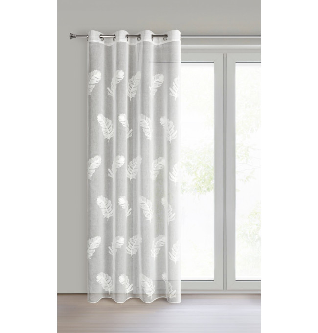 Hotová záclona LIRENA K bílá - na průchodkách