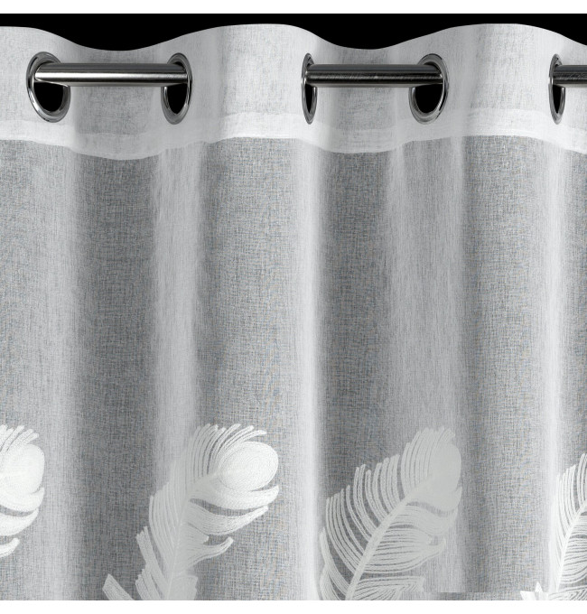 Hotová záclona LIRENA K bílá - na průchodkách