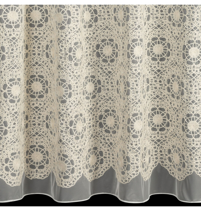 Hotová záclona LIZA béžová - na průchodkách