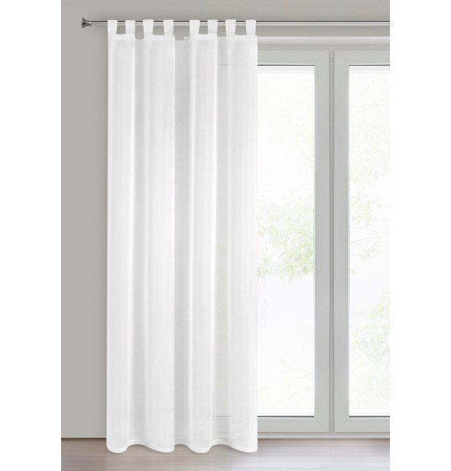 Hotová záclona LUCY 01 bílá - na průchodkách