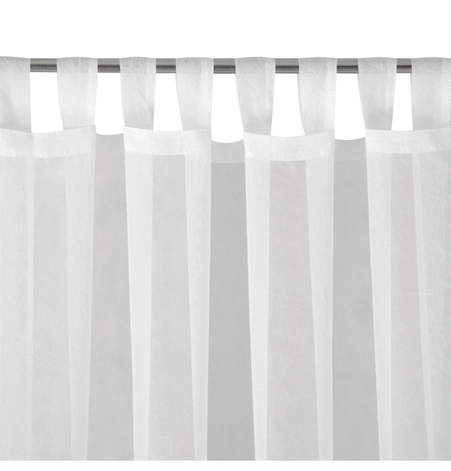 Hotová záclona LUCY 01 bílá - na průchodkách
