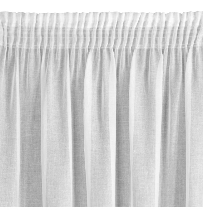 Hotová záclona MARINA bílá - na pásce