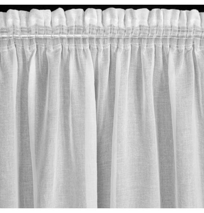 Hotová záclona MARINA bílá - na pásce