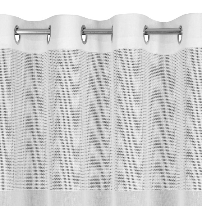 Hotová záclona MARISA bílá - na průchodkách