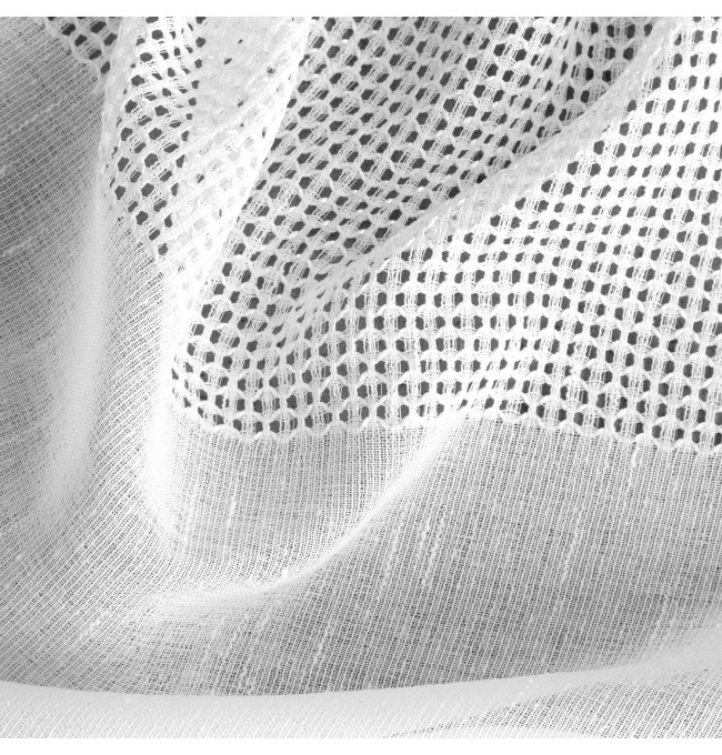 Hotová záclona MARISA bílá - na průchodkách