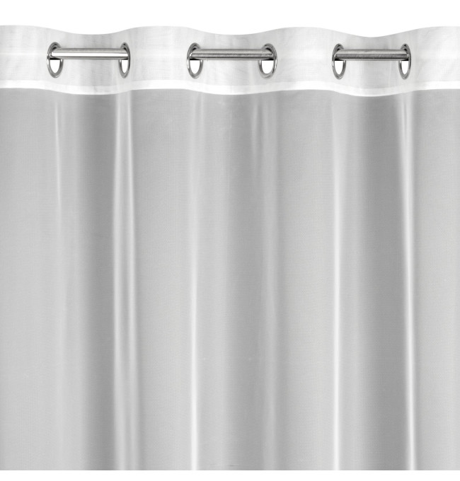 Hotová záclona MEGAN bílá - na průchodkách