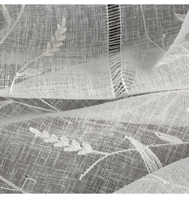 Hotová záclona MELODY B bílá - na průchodkách