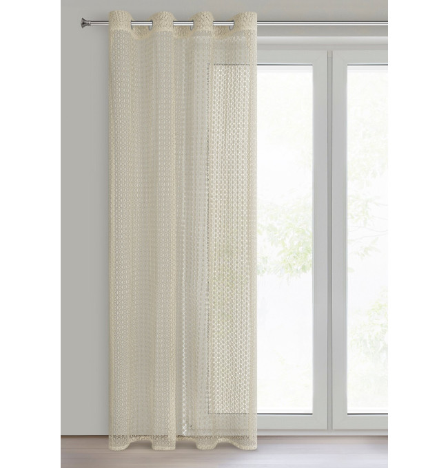 Hotová záclona MIRELLA béžová