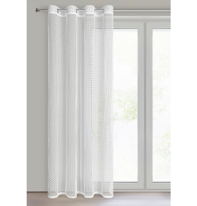 Hotová záclona MIRELLA bílá - na průchodkách