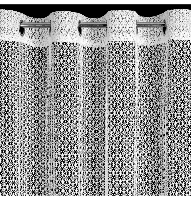 Hotová záclona MIRELLA bílá - na průchodkách