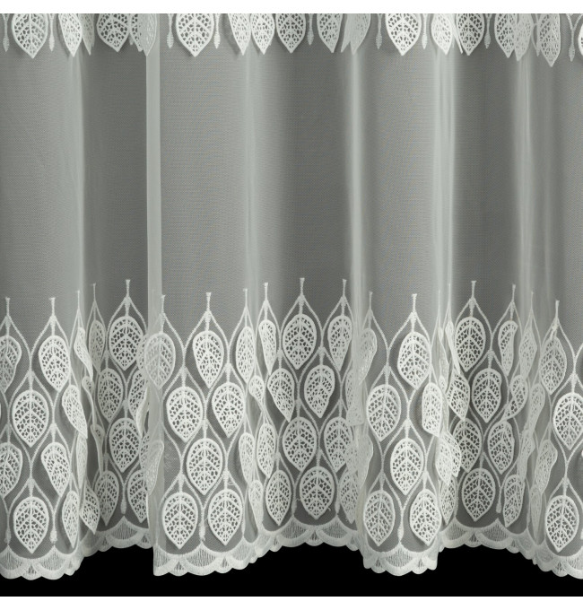 Hotová záclona NIRA krémová - na průchodkách