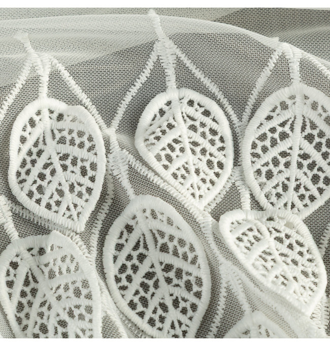 Hotová záclona NIRA krémová - na průchodkách