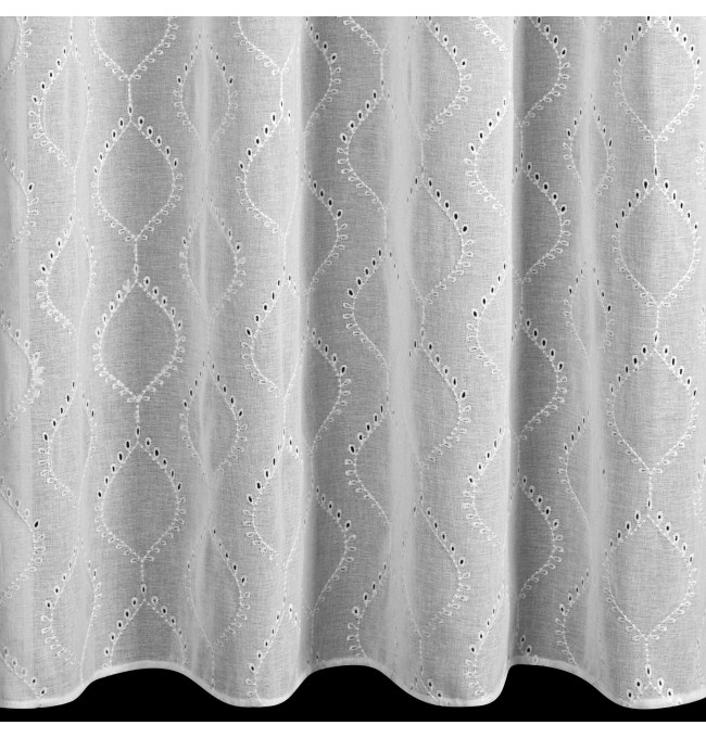 Hotová záclona RAYA bílá - na průchodkách