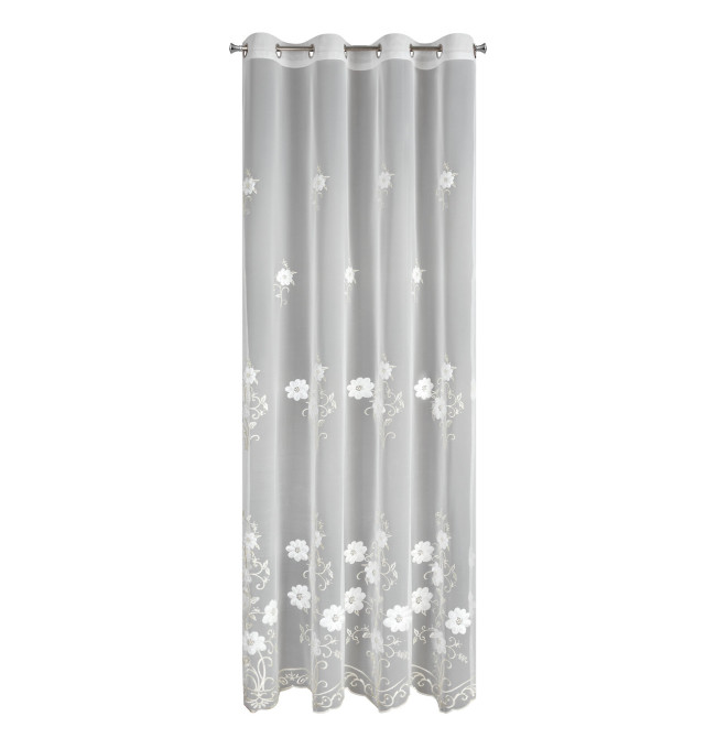 Hotová záclona SALI krémová - na průchodkách