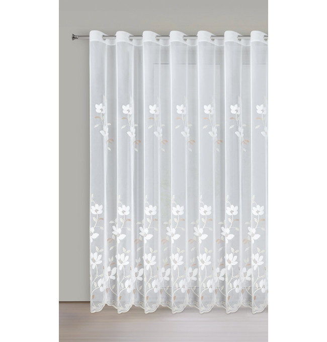 Hotová záclona SANDI bílá - na průchodkách