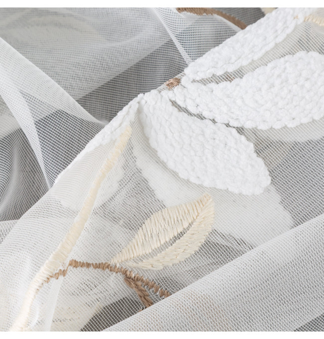 Hotová záclona SANDI bílá - na průchodkách