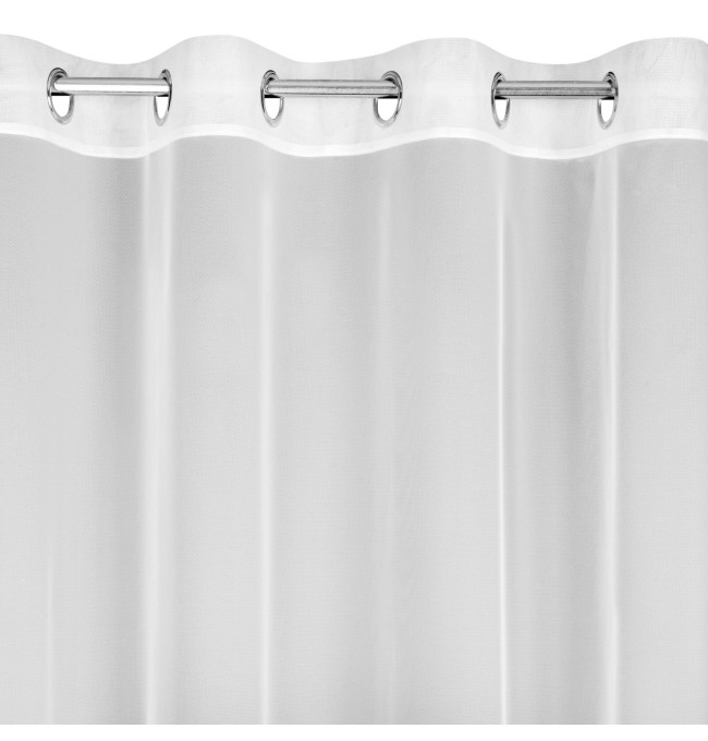 Hotový závěs SYLVI bílý - na průchodkách