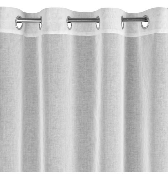 Hotová záclona TASHA bílá / béžová - na průchodkách