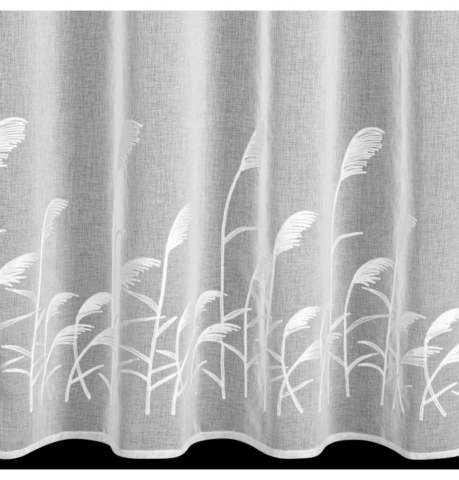 Hotová záclona TASHA bílá - na průchodkách