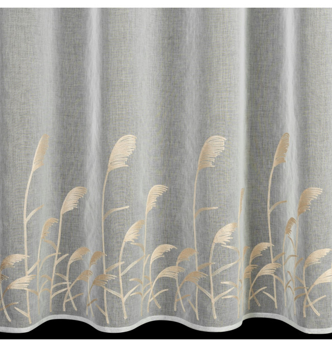 Hotová záclona TASHA bílá / béžová - na průchodkách