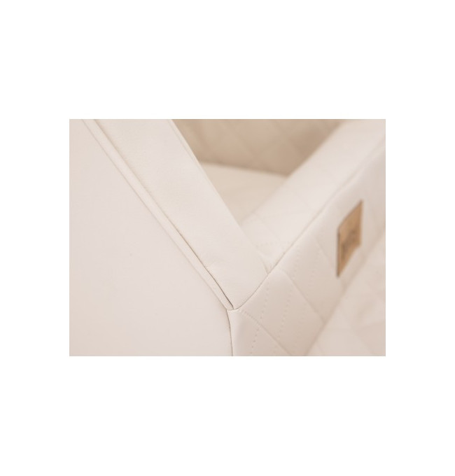 Přepravní sedačka TRIP béžová, ekokůže