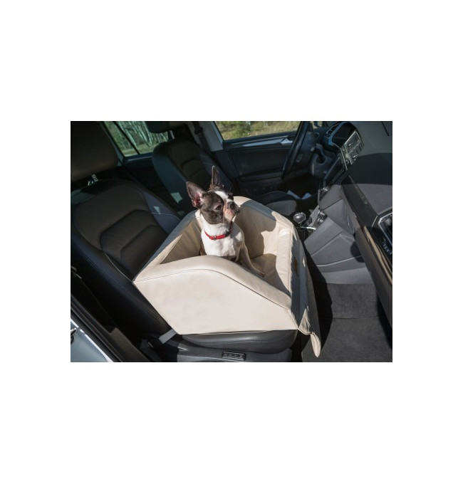 Přepravní sedačka TRIP béžová, ekokůže