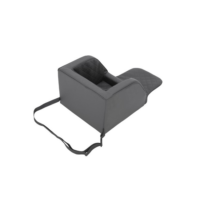 Přepravní sedačka TRIP grafitová, ekokůže