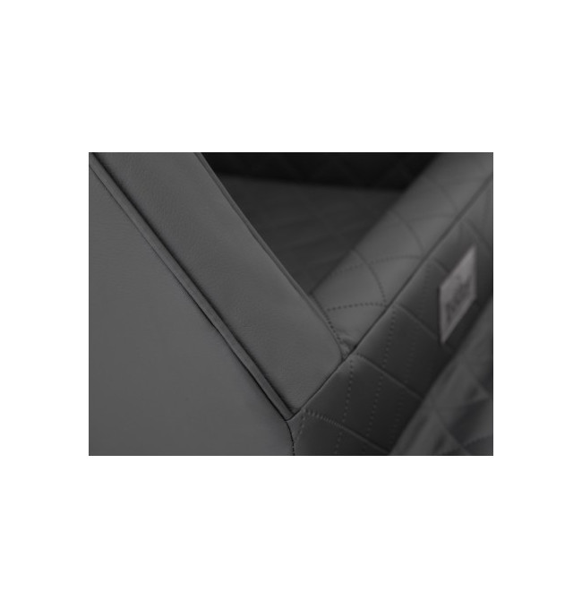 Přepravní sedačka TRIP grafitová, ekokůže