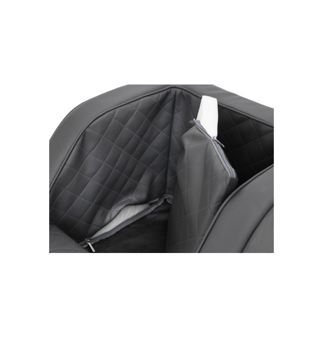 Přepravní sedačka TRIP grafitová, ekokůže