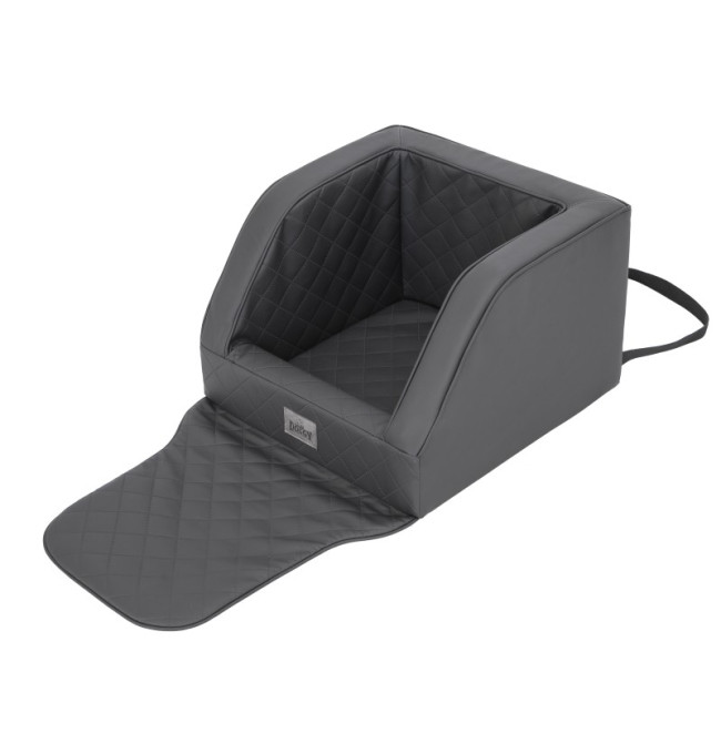 Přepravní sedačka TRIP grafitová, ekokůže