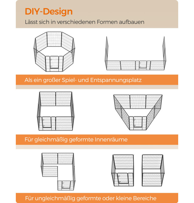 Ohrádka pro psy a domácí zvířata PPK012B01