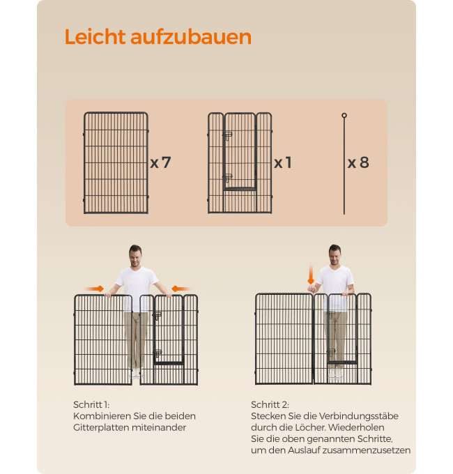 Ohrádka pro psy a domácí zvířata PPK012B01