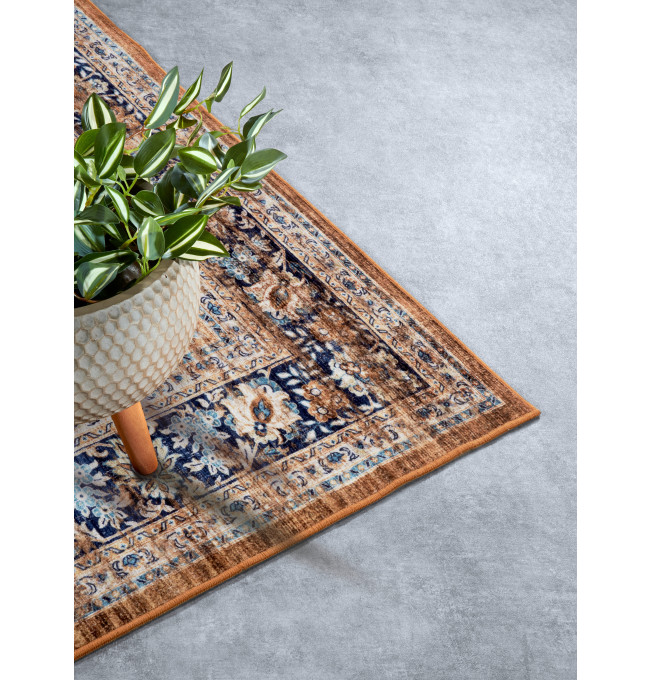 Koberec Hanse Home Asya Aurora copper / modrý