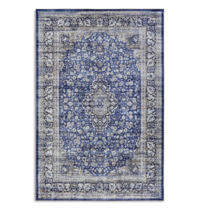 Koberec Hanse Home Asya Aurora tmavomodrý / krémový