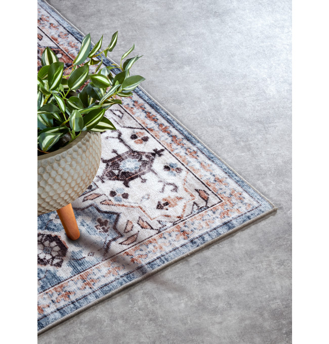 Koberec Hanse Home Asya Meridiem modrý / copper