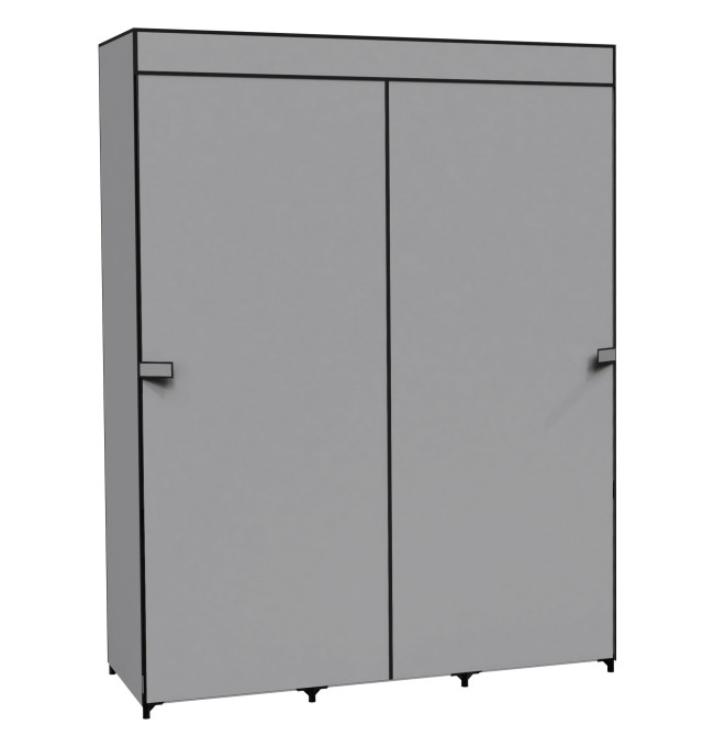 Šatní skříň CELINA antracitová / černá