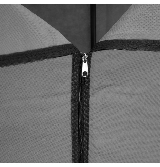 Šatní skříň CELINA antracitová / černá