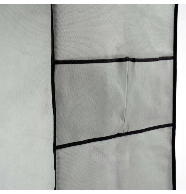 Šatní skříň CELINA šedá / černá