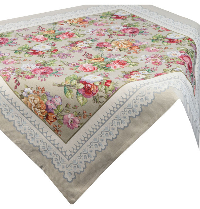 Ubrus GOB 1175 světle šedý / růžový