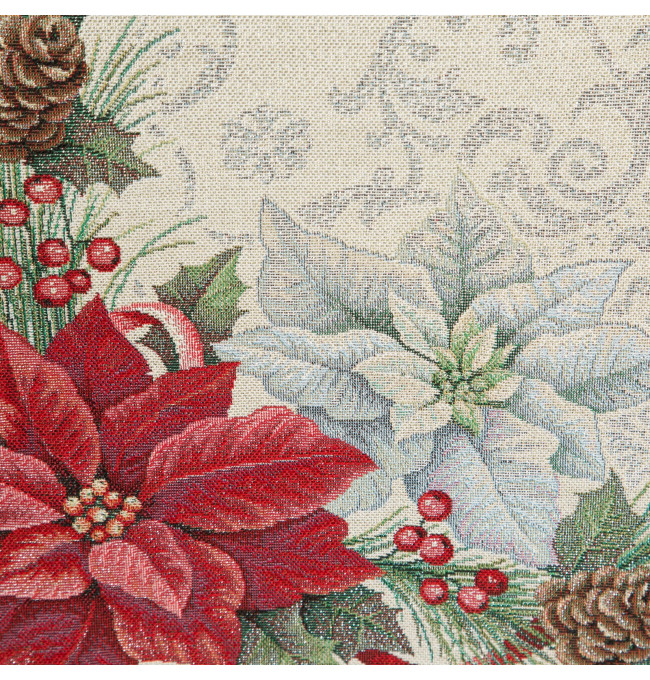 Ubrus GOB 1198 stříbrný / červený