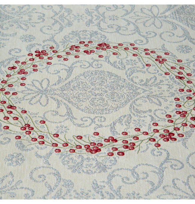 Ubrus GOB 1198 stříbrný / červený