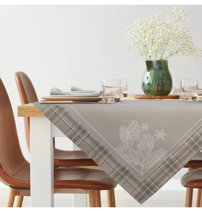 Ubrus GOB HOLLY tmavě béžový