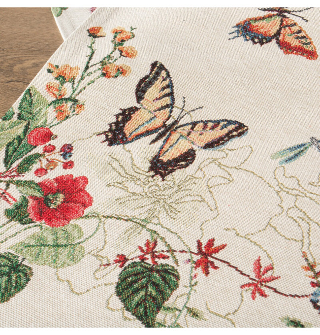 Ubrus GOB SPRING naturální / červený