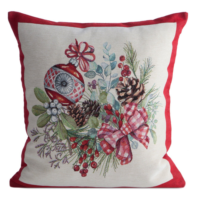 Povlak na polštář CHRISTMAS GOB 1320 naturální