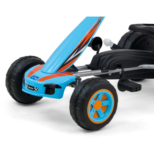 Šlapací motokára Viper modrá