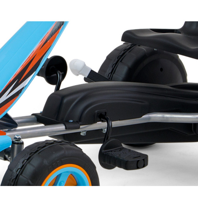 Šlapací motokára Viper modrá