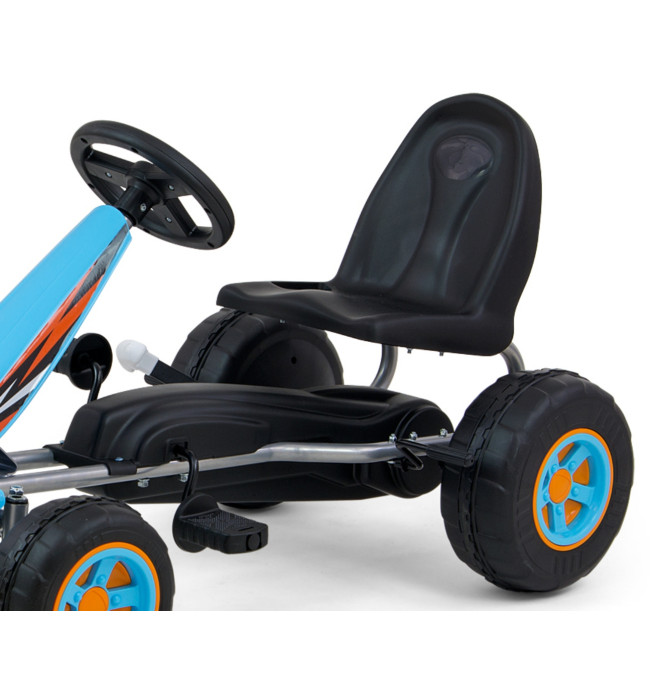 Šlapací motokára Viper modrá