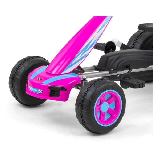 Šlapací motokára Viper růžová