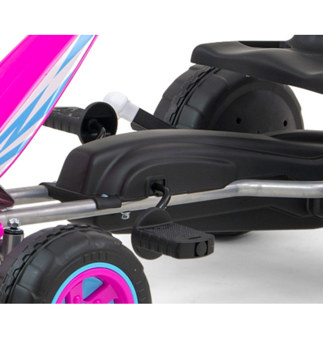 Šlapací motokára Viper růžová